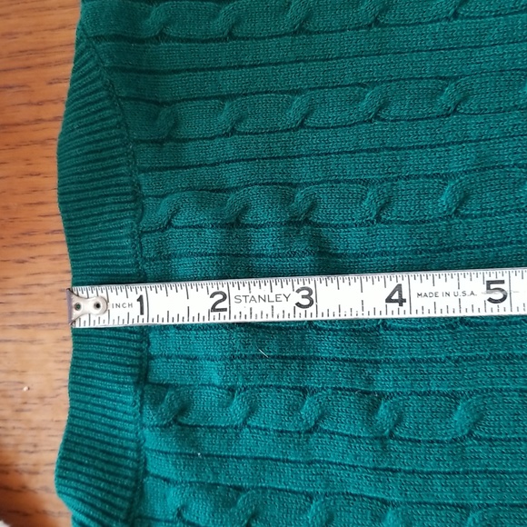 Chaps Ladies Cable Cardigan - Picture 9 of 10